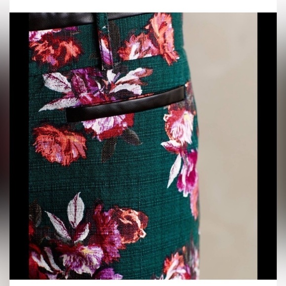 Anthropologie Cartonnier Floral Charlie Trouser Ankle Pants Women’s size 2 - Picture 7 of 15